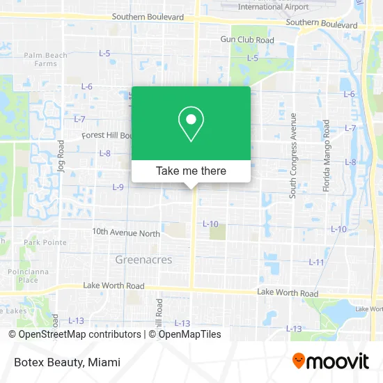 Botex Beauty map