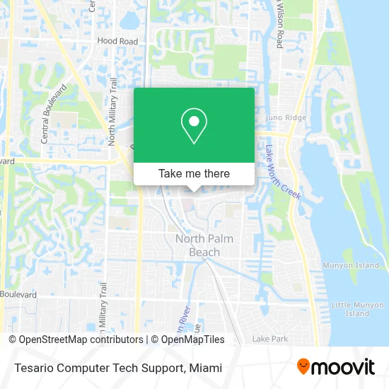 Tesario Computer Tech Support map