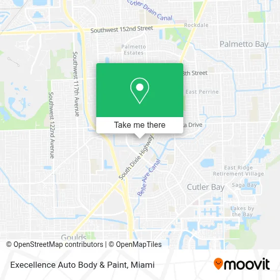 Execellence Auto Body & Paint map