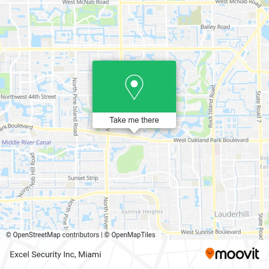 Excel Security Inc map