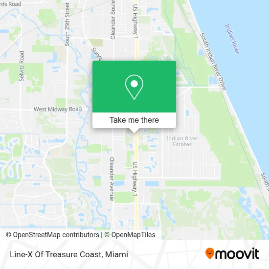Line-X Of Treasure Coast map