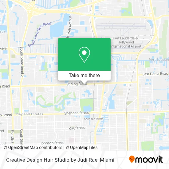 Creative Design Hair Studio by Judi Rae map