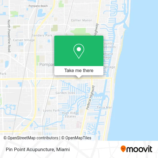 Pin Point Acupuncture map