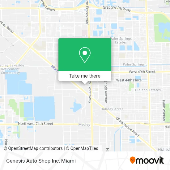 Genesis Auto Shop Inc map