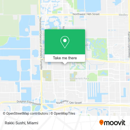 Rakki Sushi map