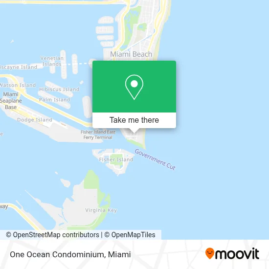 One Ocean Condominium map