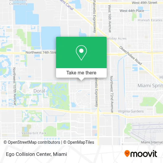 Ego Collision Center map