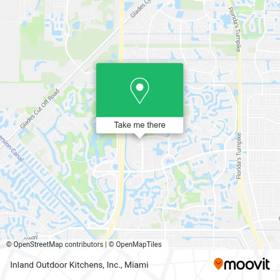 Inland Outdoor Kitchens, Inc. map