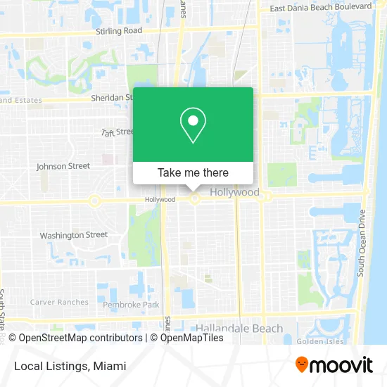 Local Listings map