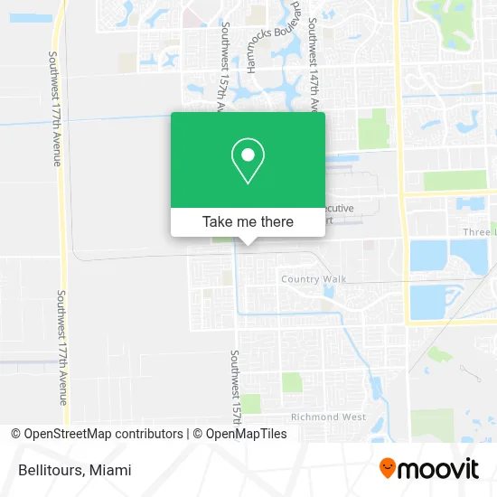 Bellitours map