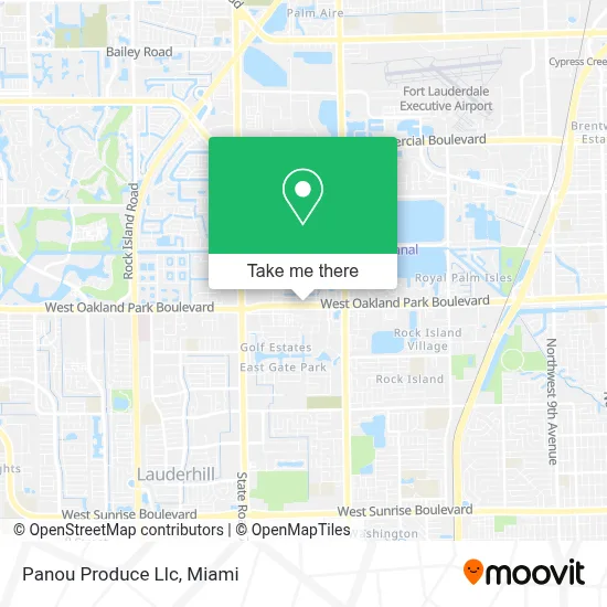Panou Produce Llc map