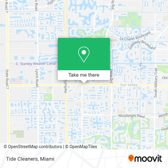Tide Cleaners map