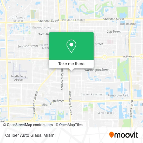 Caliber Auto Glass map