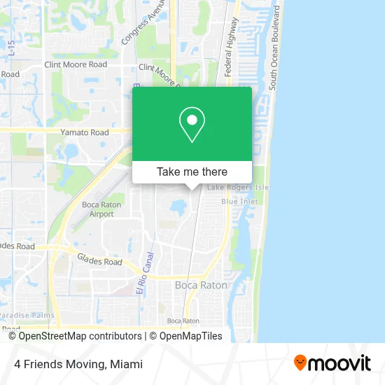 4 Friends Moving map