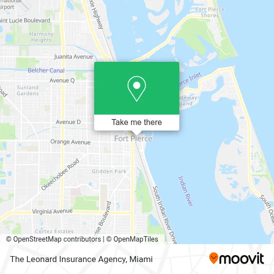 The Leonard Insurance Agency map