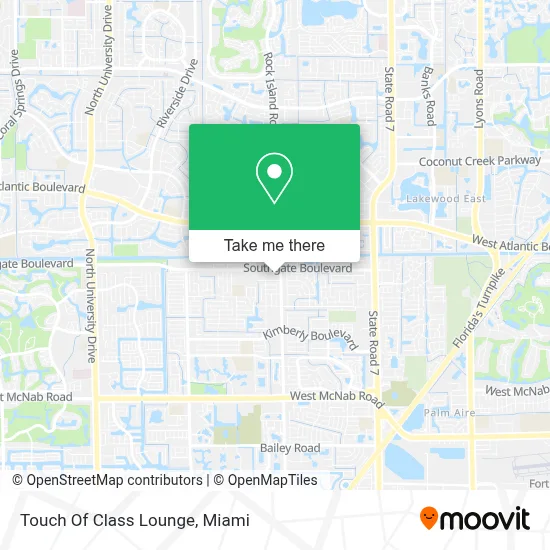 Touch Of Class Lounge map