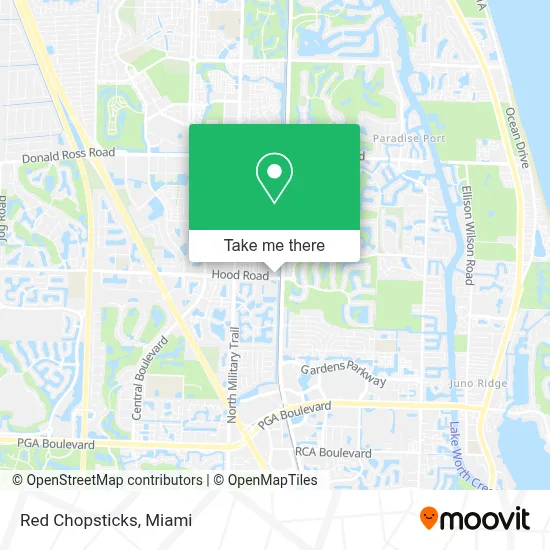 Red Chopsticks map