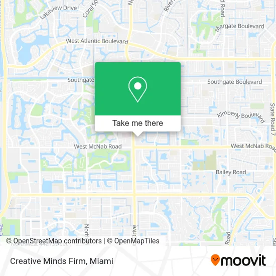 Creative Minds Firm map