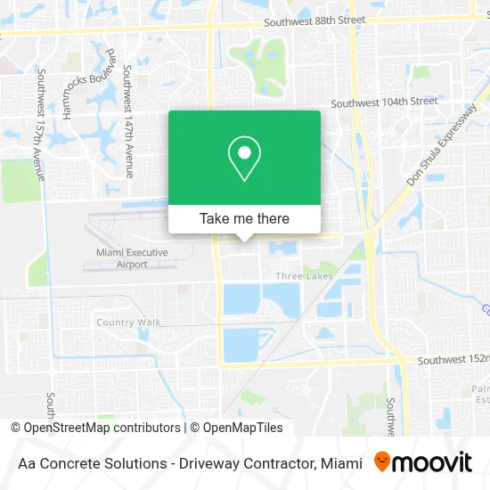 Aa Concrete Solutions - Driveway Contractor map