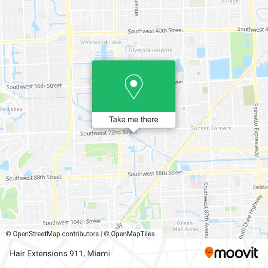 Hair Extensions 911 map