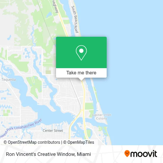 Ron Vincent's Creative Window map