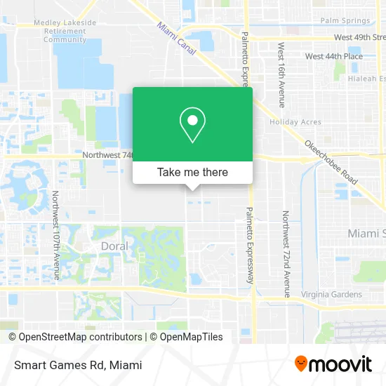 Smart Games Rd map