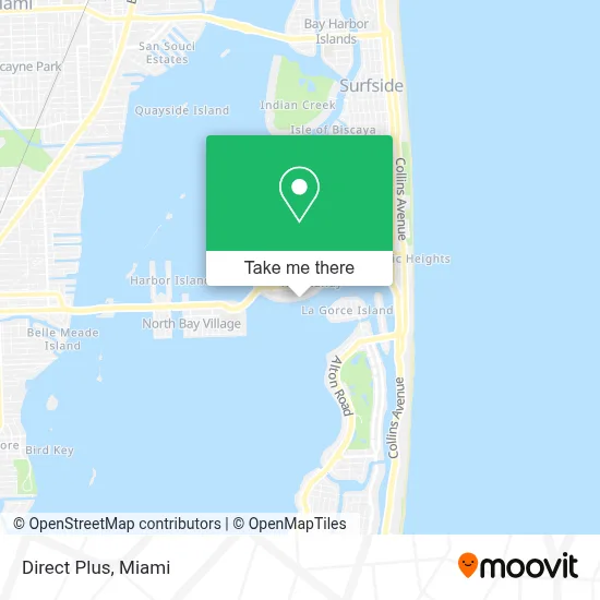 Direct Plus map