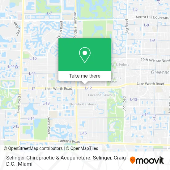 Selinger Chiropractic & Acupuncture: Selinger, Craig D.C. map