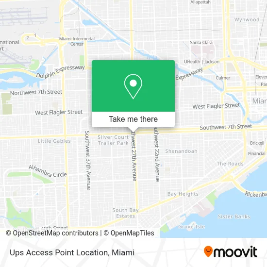 Ups Access Point Location map