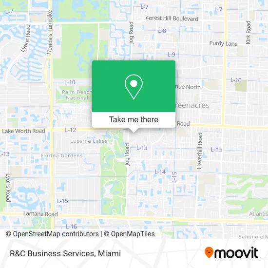 R&C Business Services map