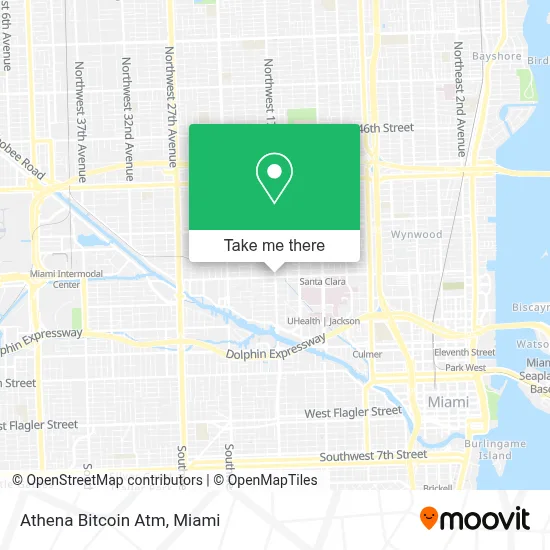 Athena Bitcoin Atm map