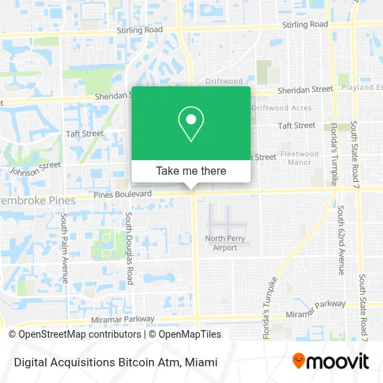 Digital Acquisitions Bitcoin Atm map