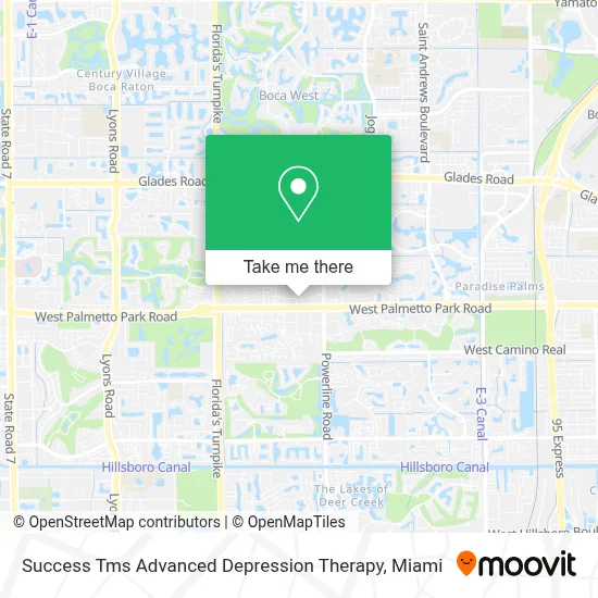 Success Tms Advanced Depression Therapy map