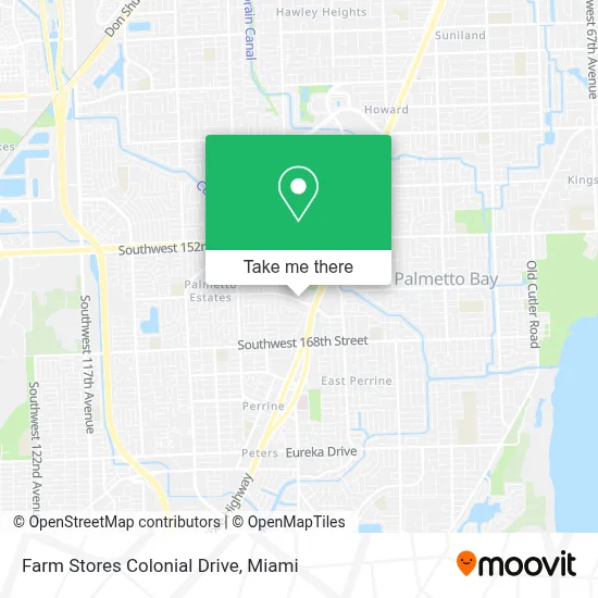 Farm Stores Colonial Drive map