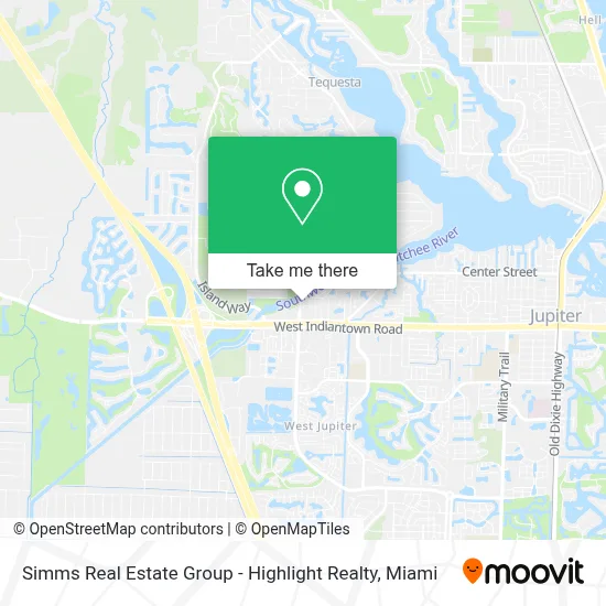 Simms Real Estate Group - Highlight Realty map