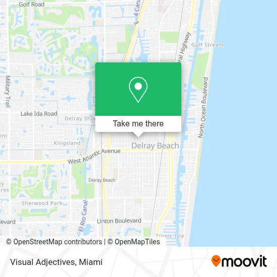 Visual Adjectives map