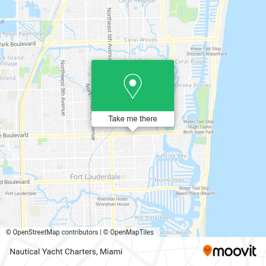 Nautical Yacht Charters map