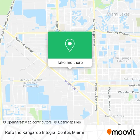 Rufo the Kangaroo Integral Center map