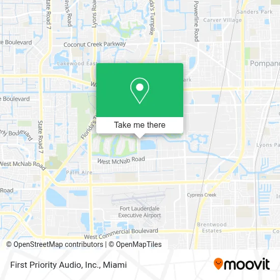 First Priority Audio, Inc. map