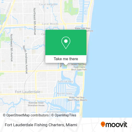 Fort Lauderdale Fishing Charters map