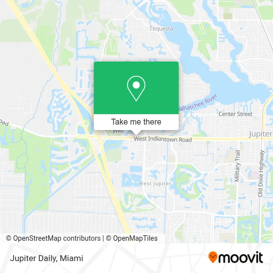 Jupiter Daily map