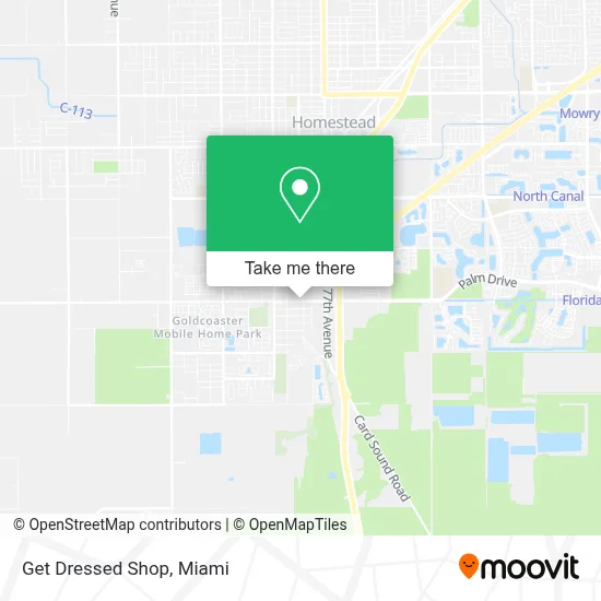 Get Dressed Shop map
