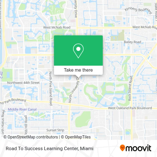 Road To Success Learning Center map