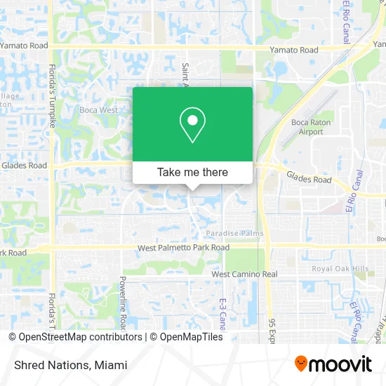 Shred Nations map