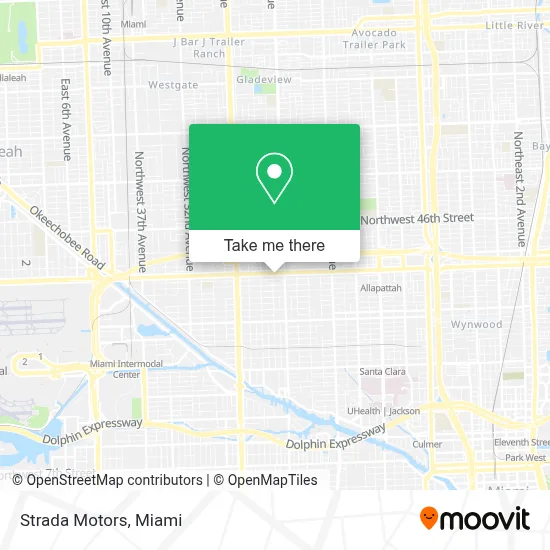 Strada Motors map