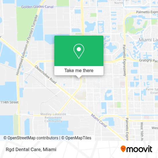 Rgd Dental Care map