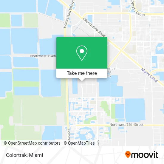 Colortrak map