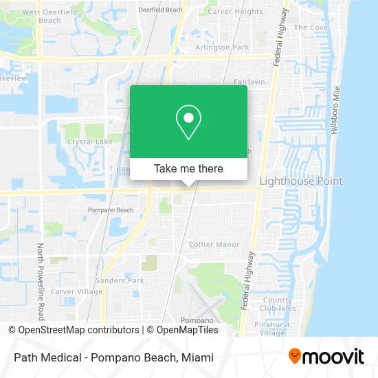 Path Medical - Pompano Beach map