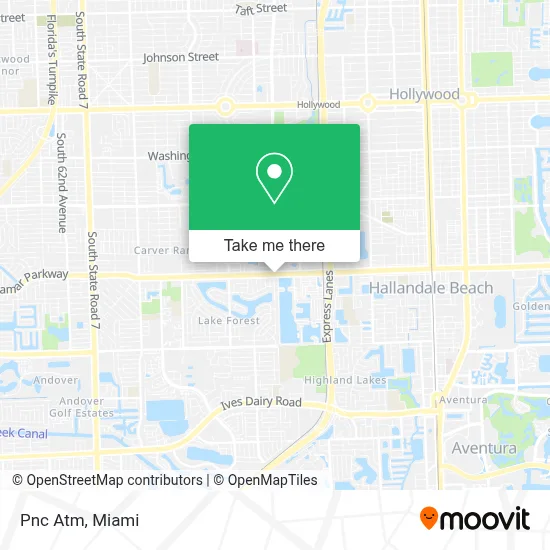 Pnc Atm map