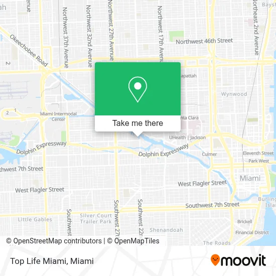 Top Life Miami map